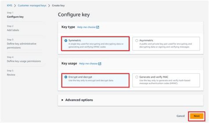 AWS Key Management Service (AWS KMS) examples