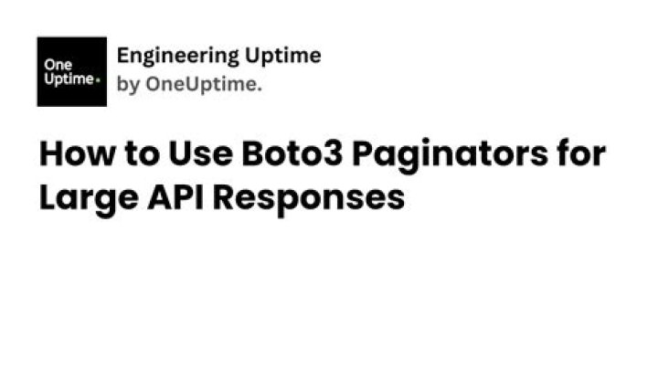 Paginators — Boto3 Docs 1.14.18 documentation