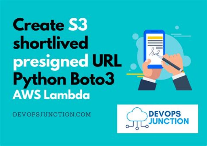 Presigned URLs — Boto3 Docs 1.26.72 documentation